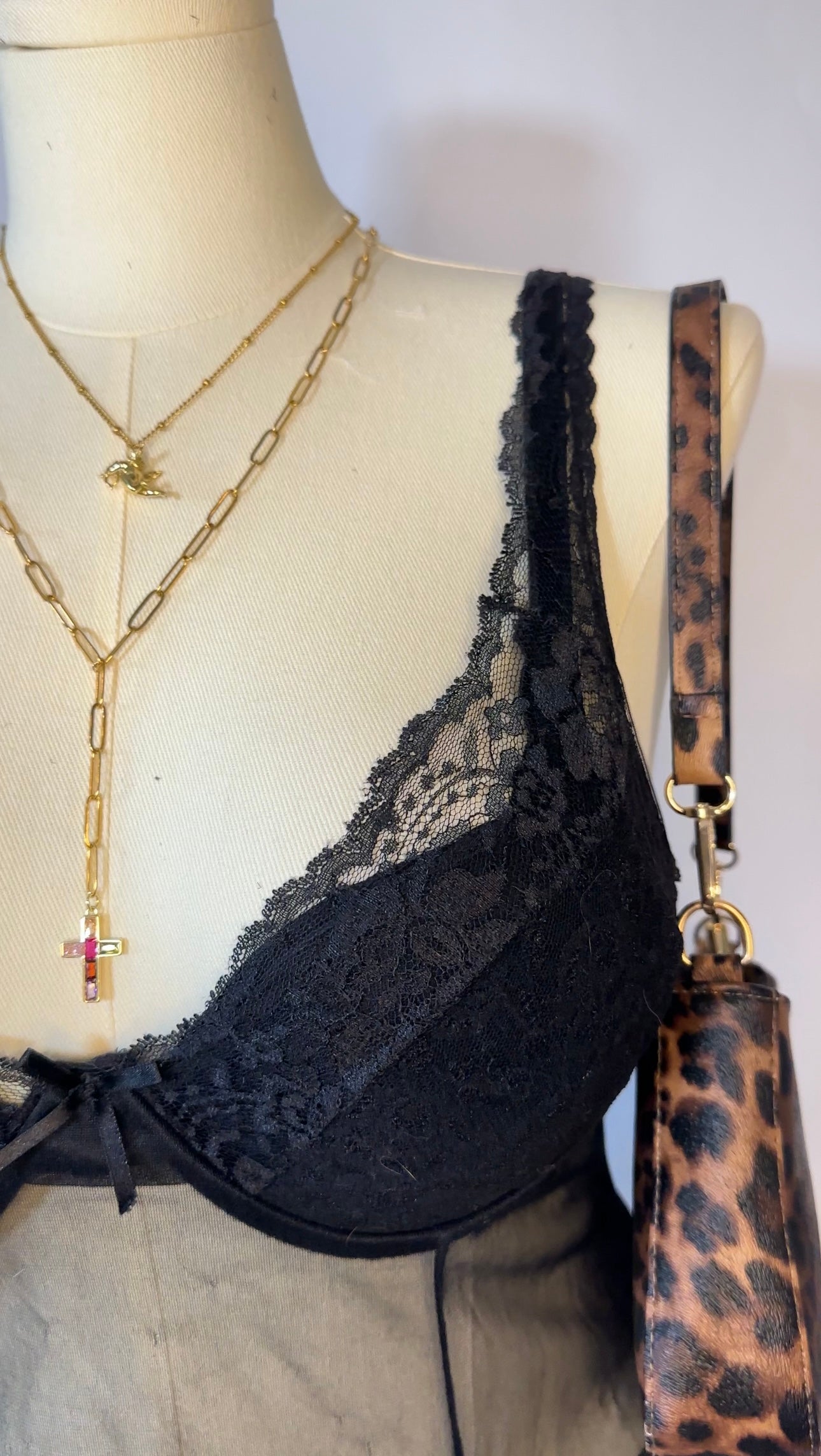 black sheer dress (XL)