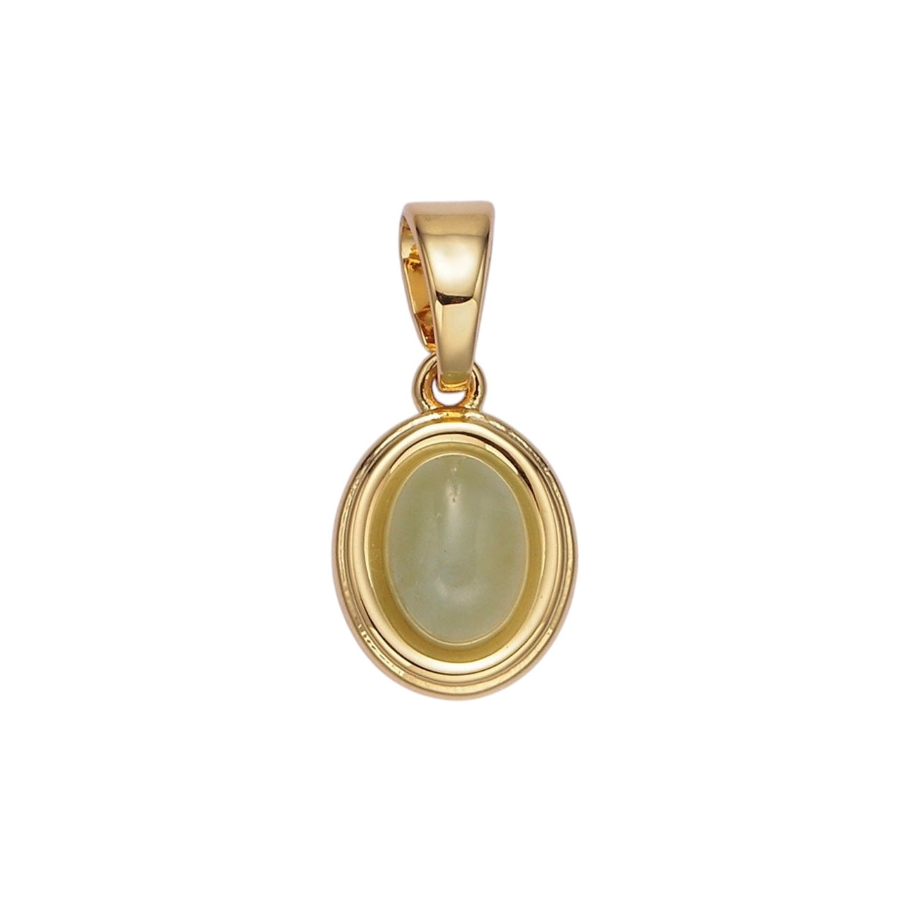 green peridot charm