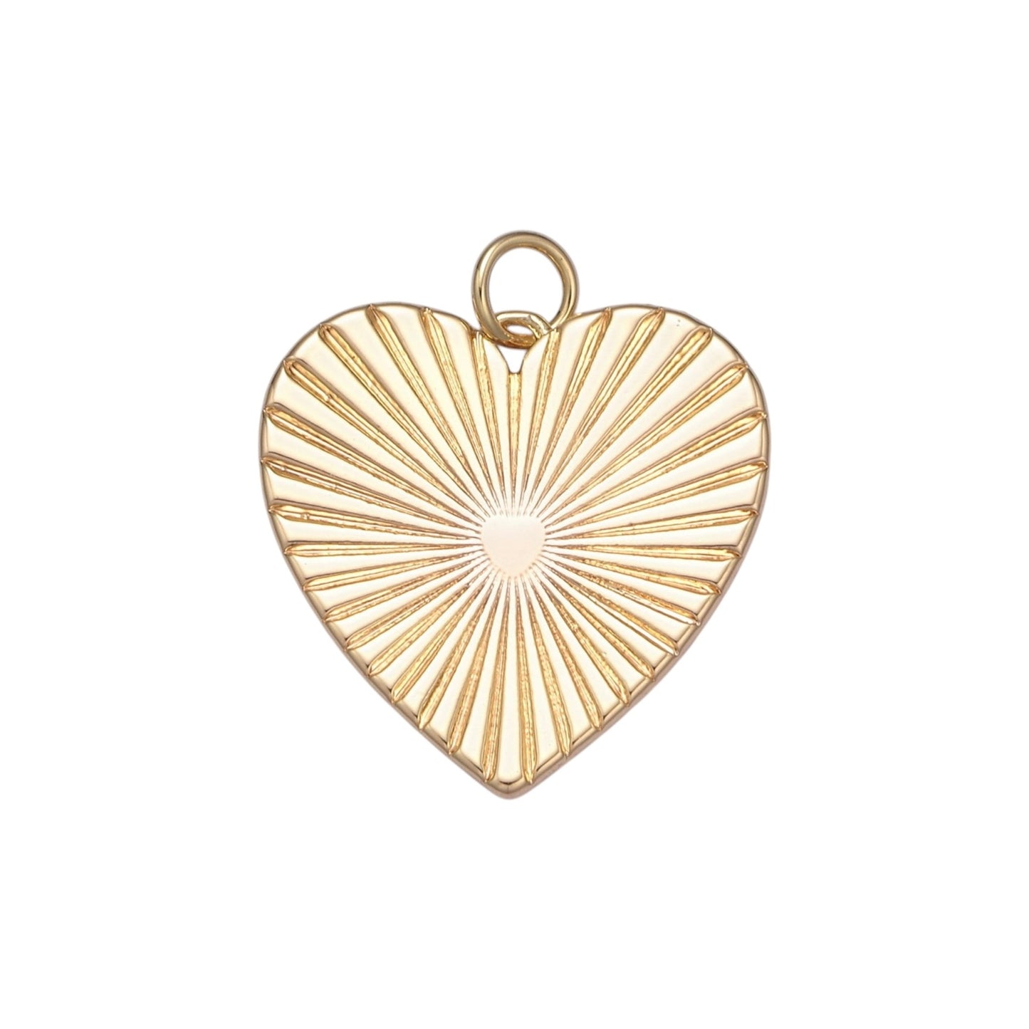 sunbeam heart shaped pendant