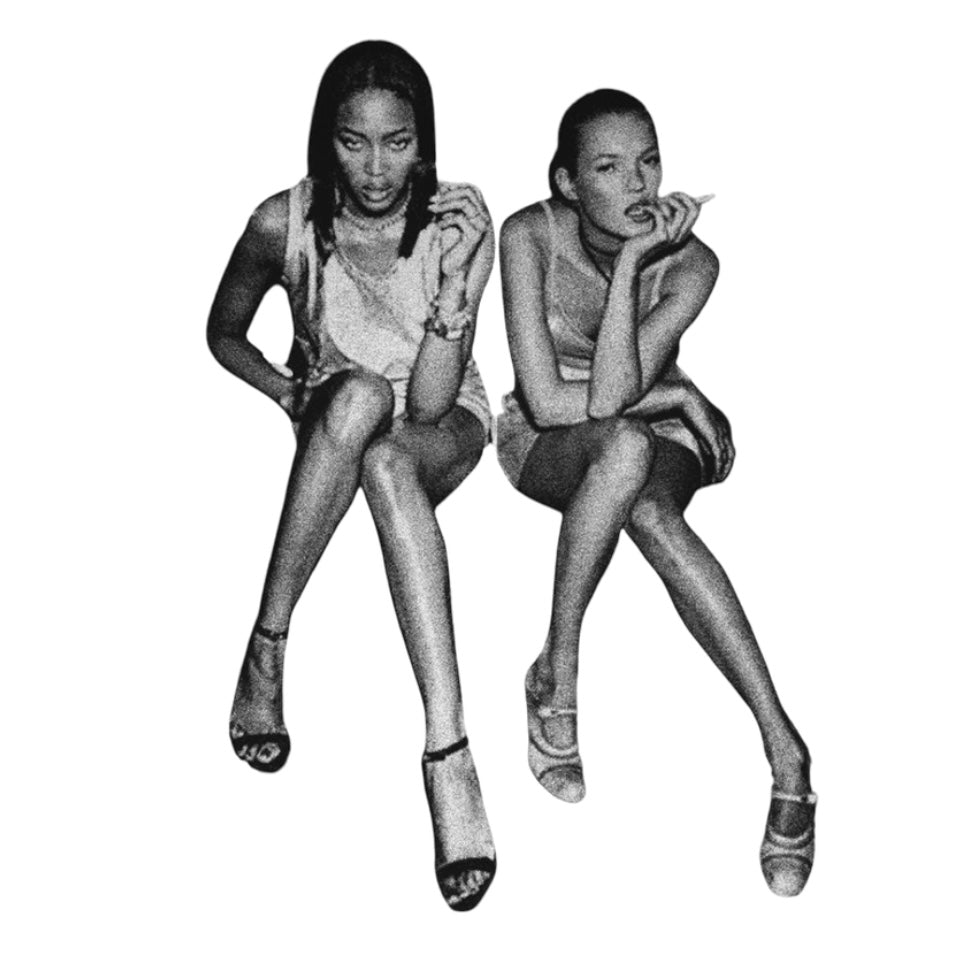 kate moss & naomi campbell baby tee