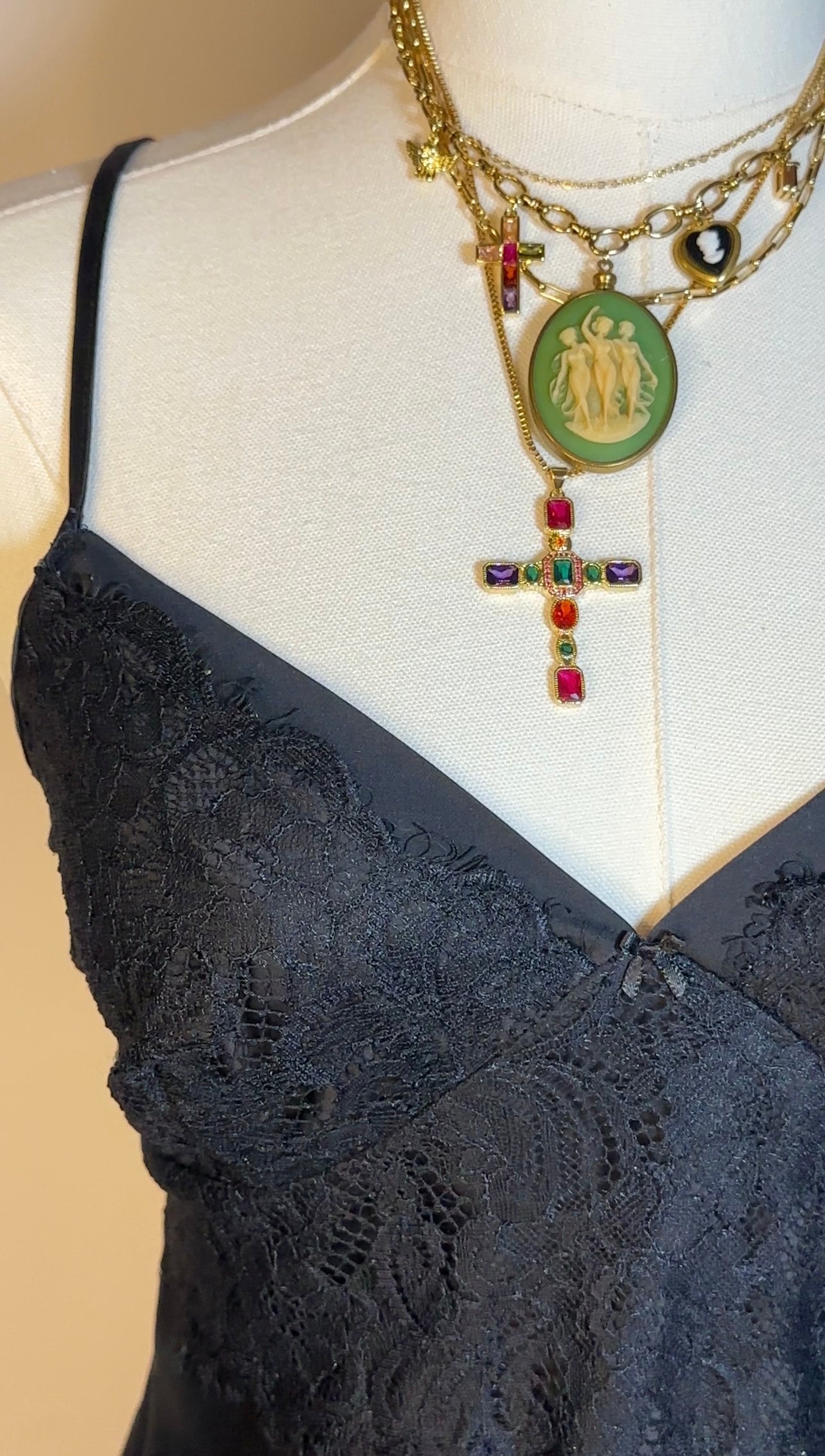 black upcycled tank mini dress (s)