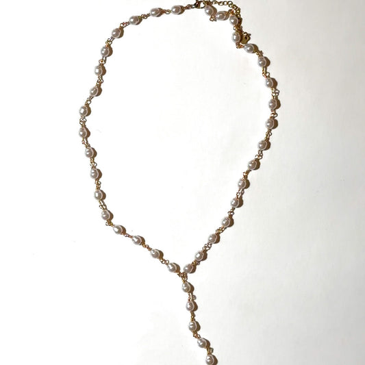 draped in pearls