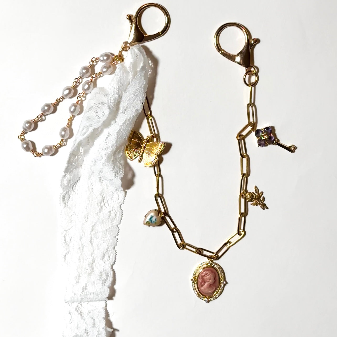 one tier bag charm