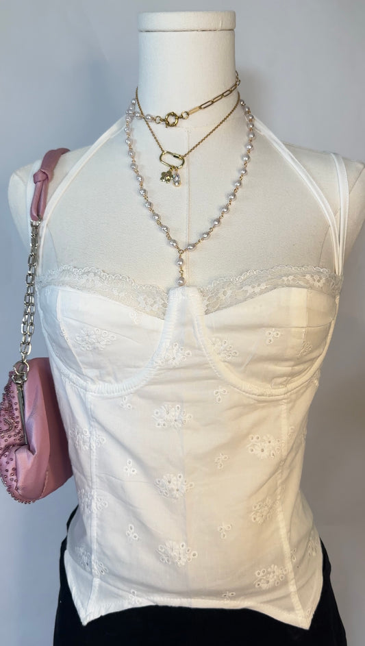 lace corset top (m)