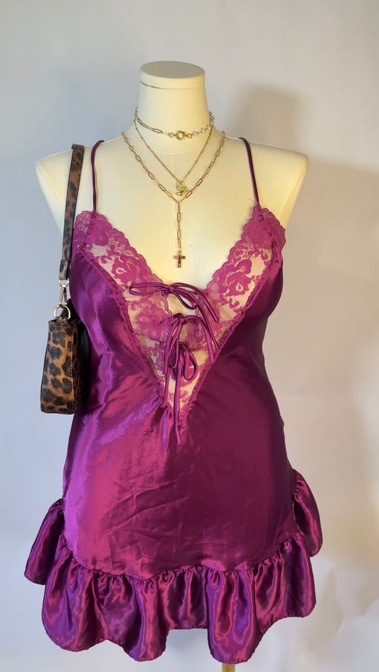 satin dress (xl)