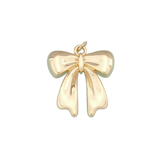 chunky bow pendant