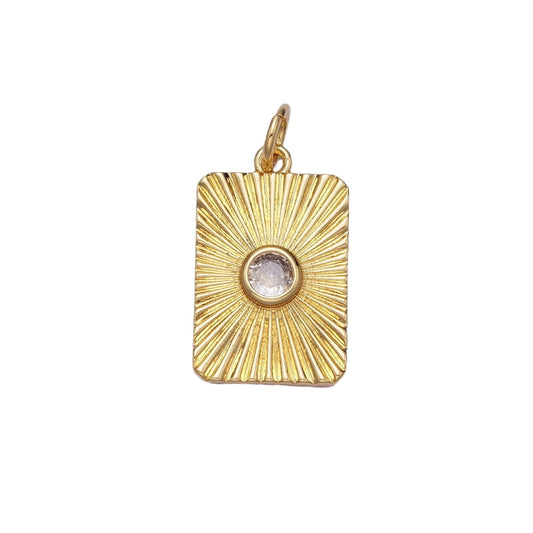 sunbeam rectangle charm