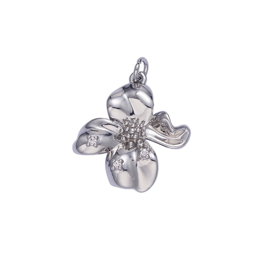 silver dogwood charm