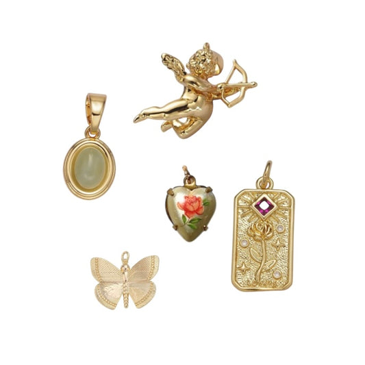 fly away my love charm cluster